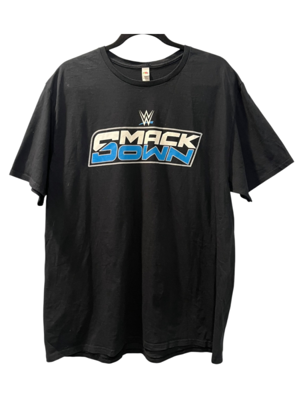 WWE SmackDown Graphic T-Shirt Black Adult 2XL Fruit Of The Loom Wrestling Men's - Picture 2 of 7